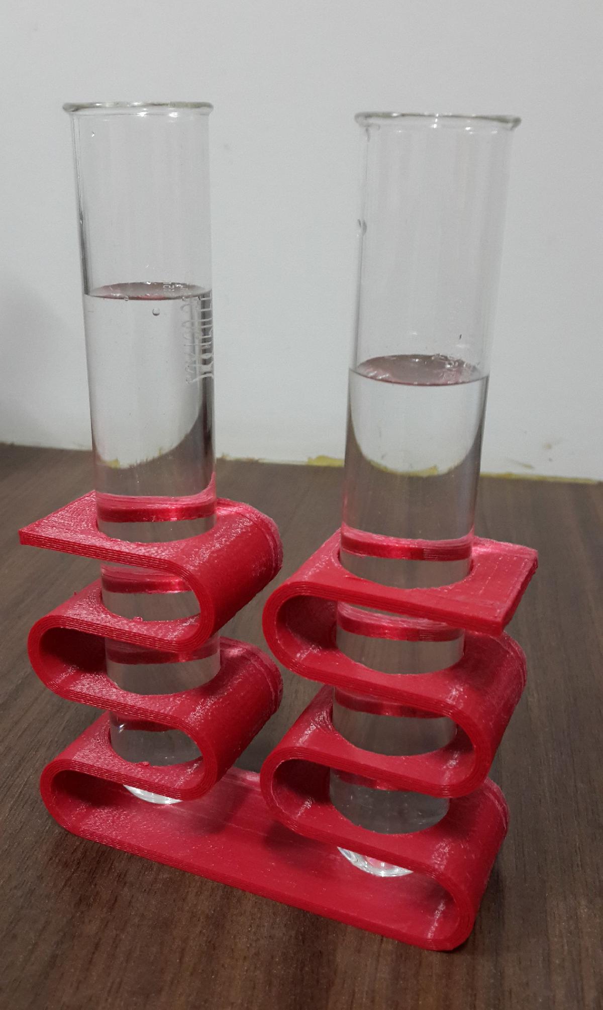 Suporte Decorativo para Tubos de Ensaio como Vaso (Vaso de Planta)