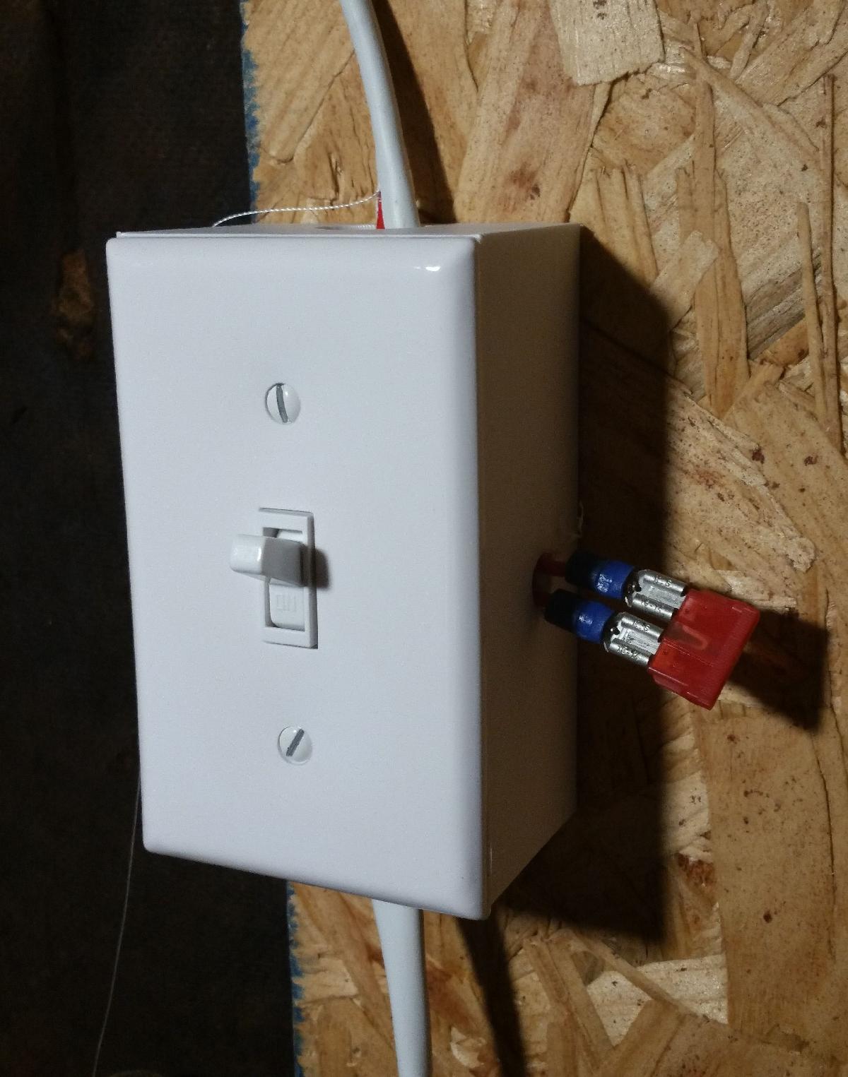 Caixa Eletrica de Um Gangue