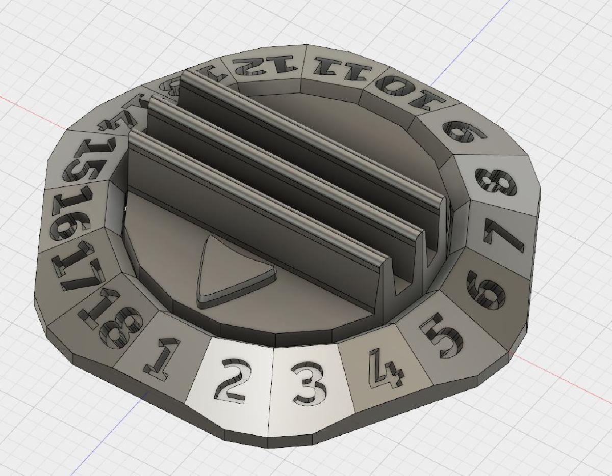 base de monstro do disco hexagonal de Gloomhaven