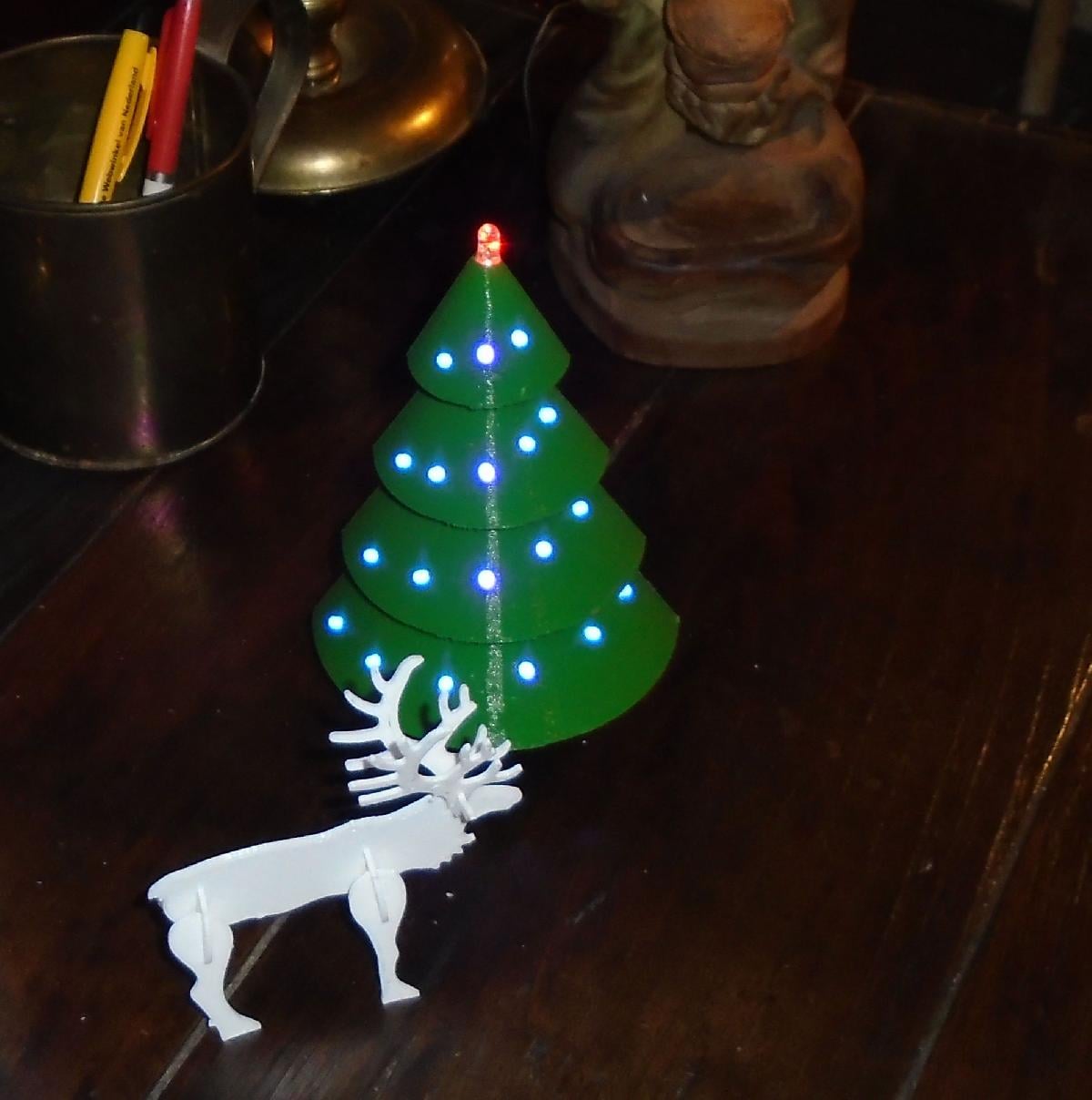 Arvore de Natal para LEDs de 3mm (desvanecendo)