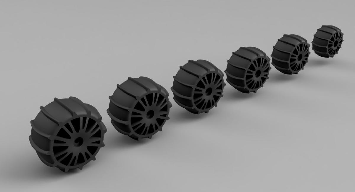 Rodas de areia e agua Gaslands