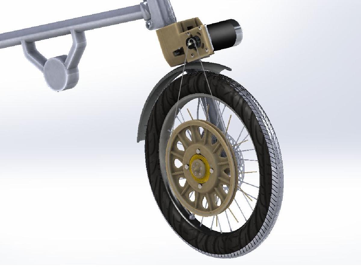 Kit de Conversao Eletrica para Bicicleta Strida