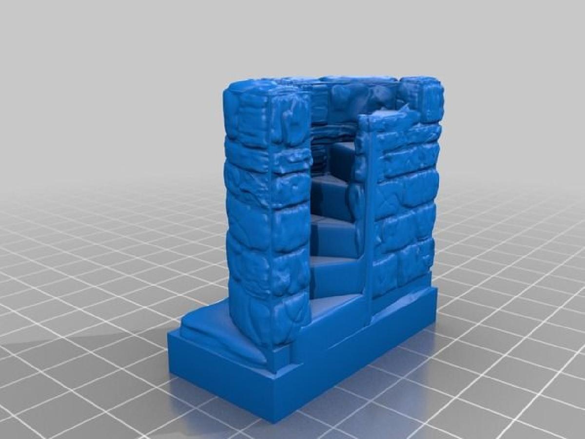 Escadas em espiral remixadas para OpenForge