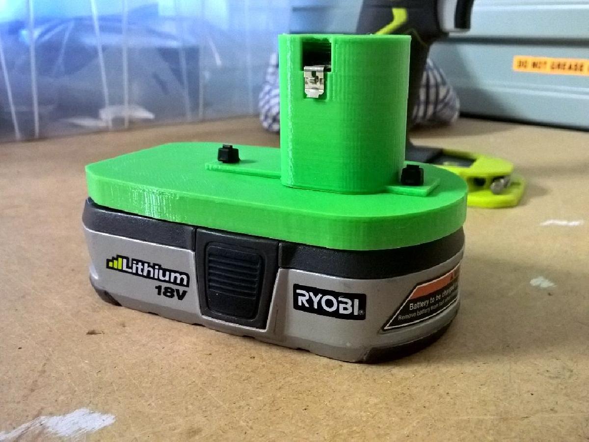 Suporte de bateria para bateria Ryobi 18V