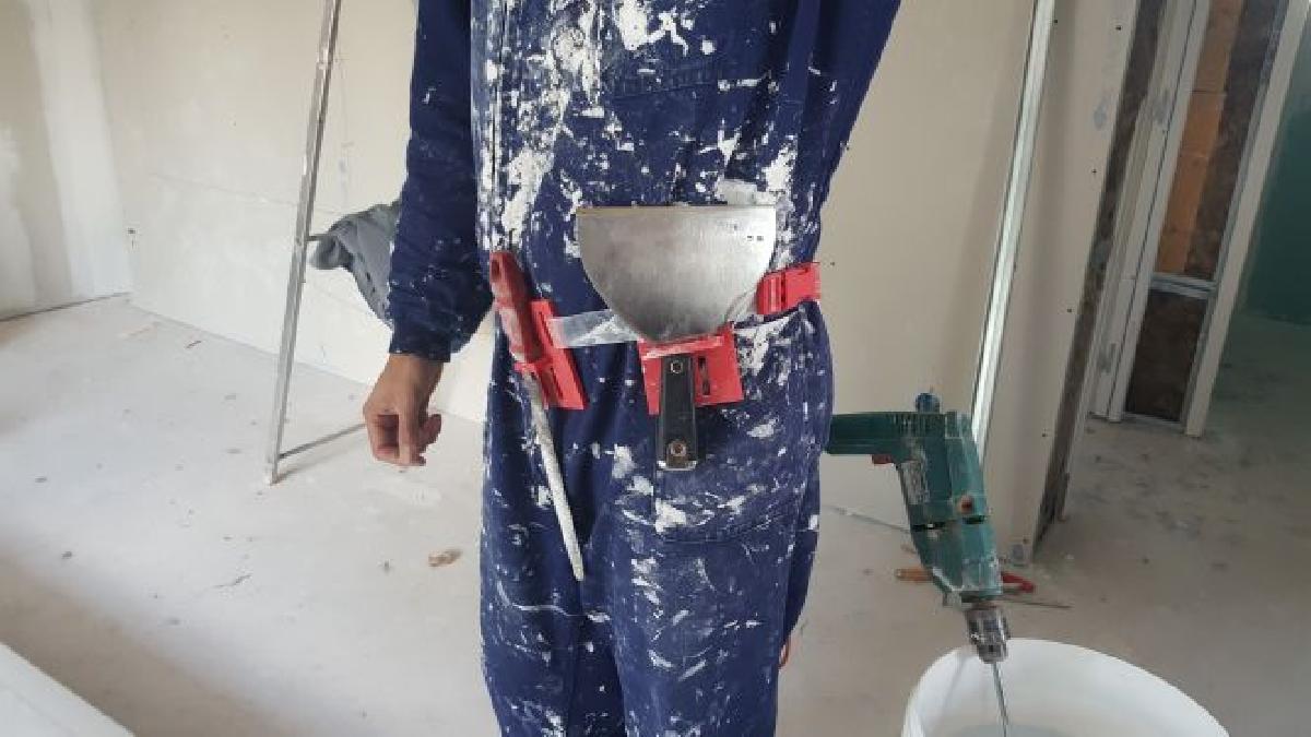 suporte para faca de fita de drywall