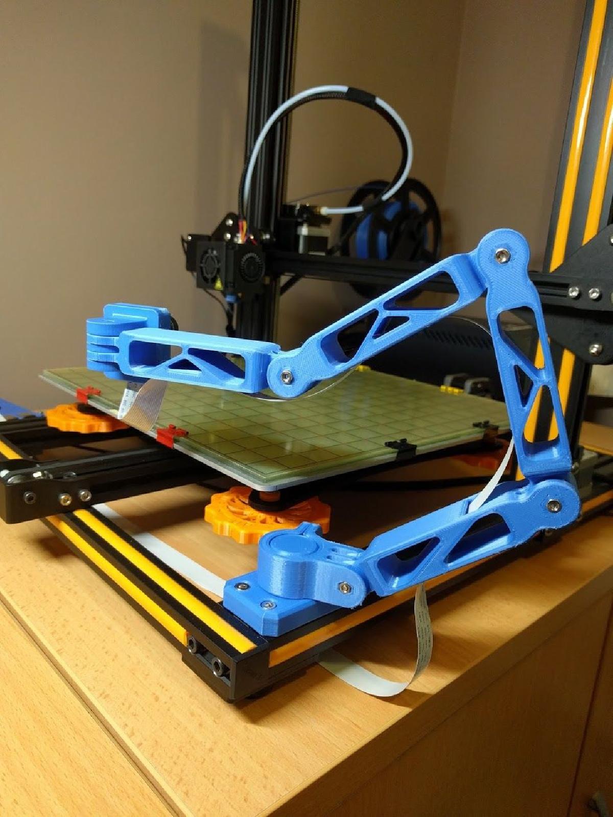 Suporte para camera Raspberry Pi com gerenciamento de cabos integrado.