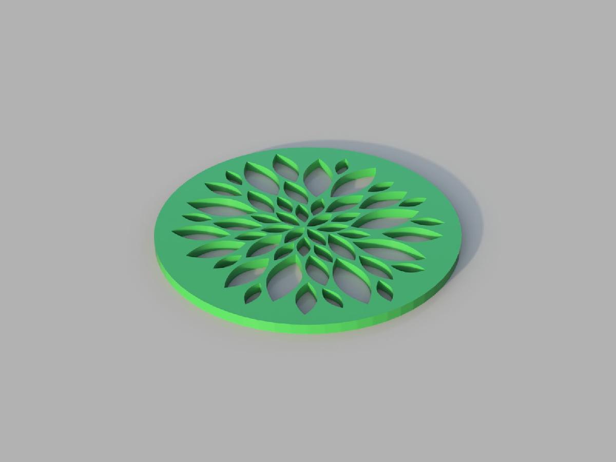 Sousplat Floral