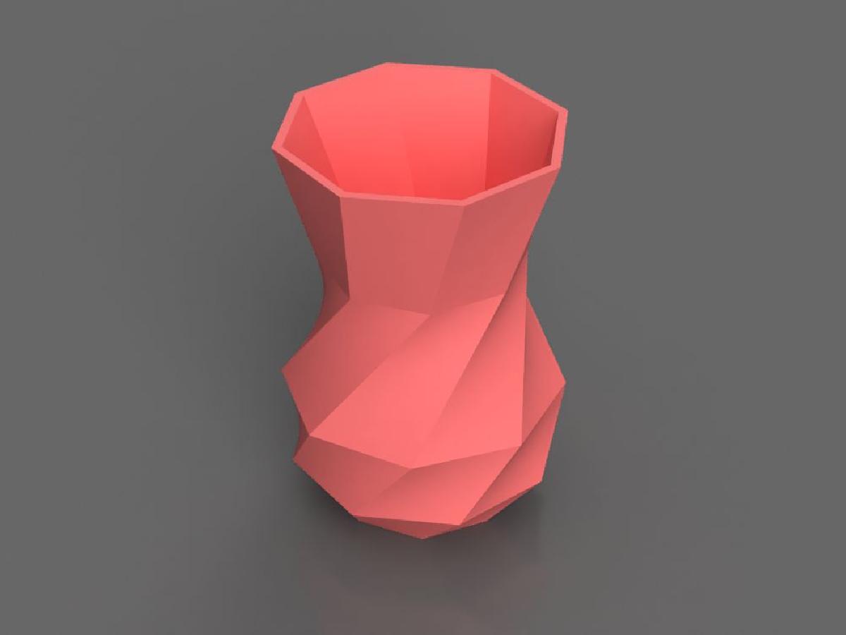 Vaso Facetado