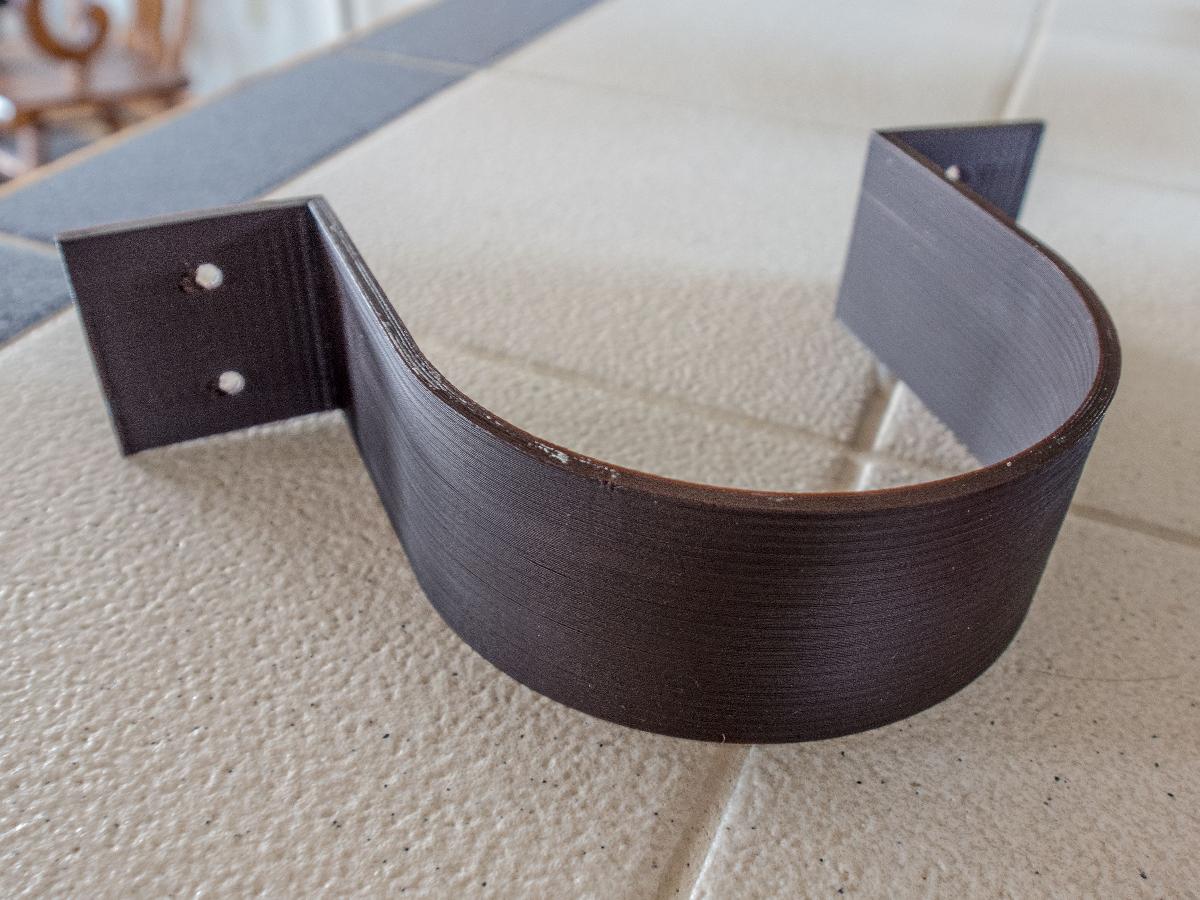 Suporte flexivel para calha