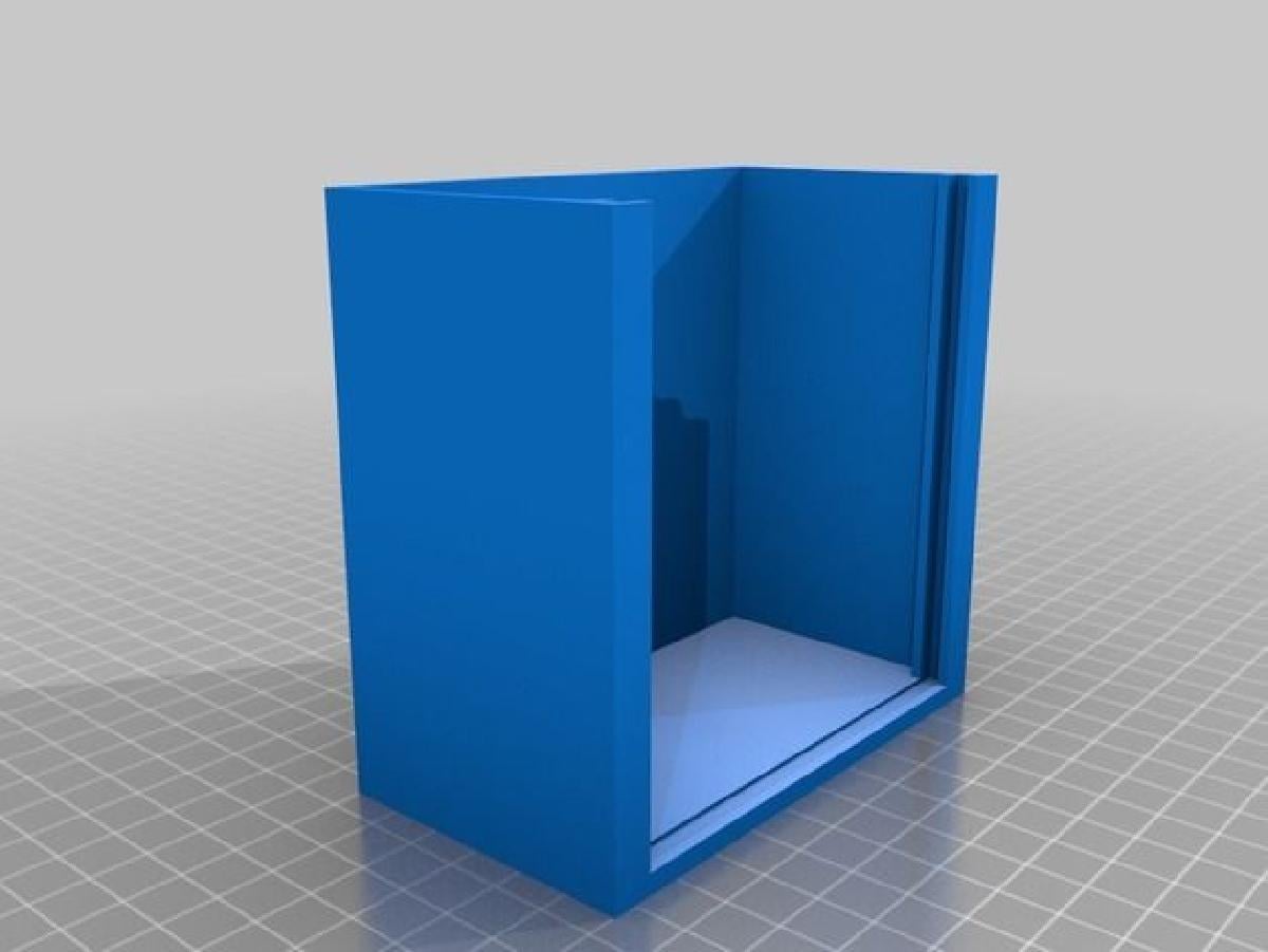 Caixa de luz para litofania (quadrada)