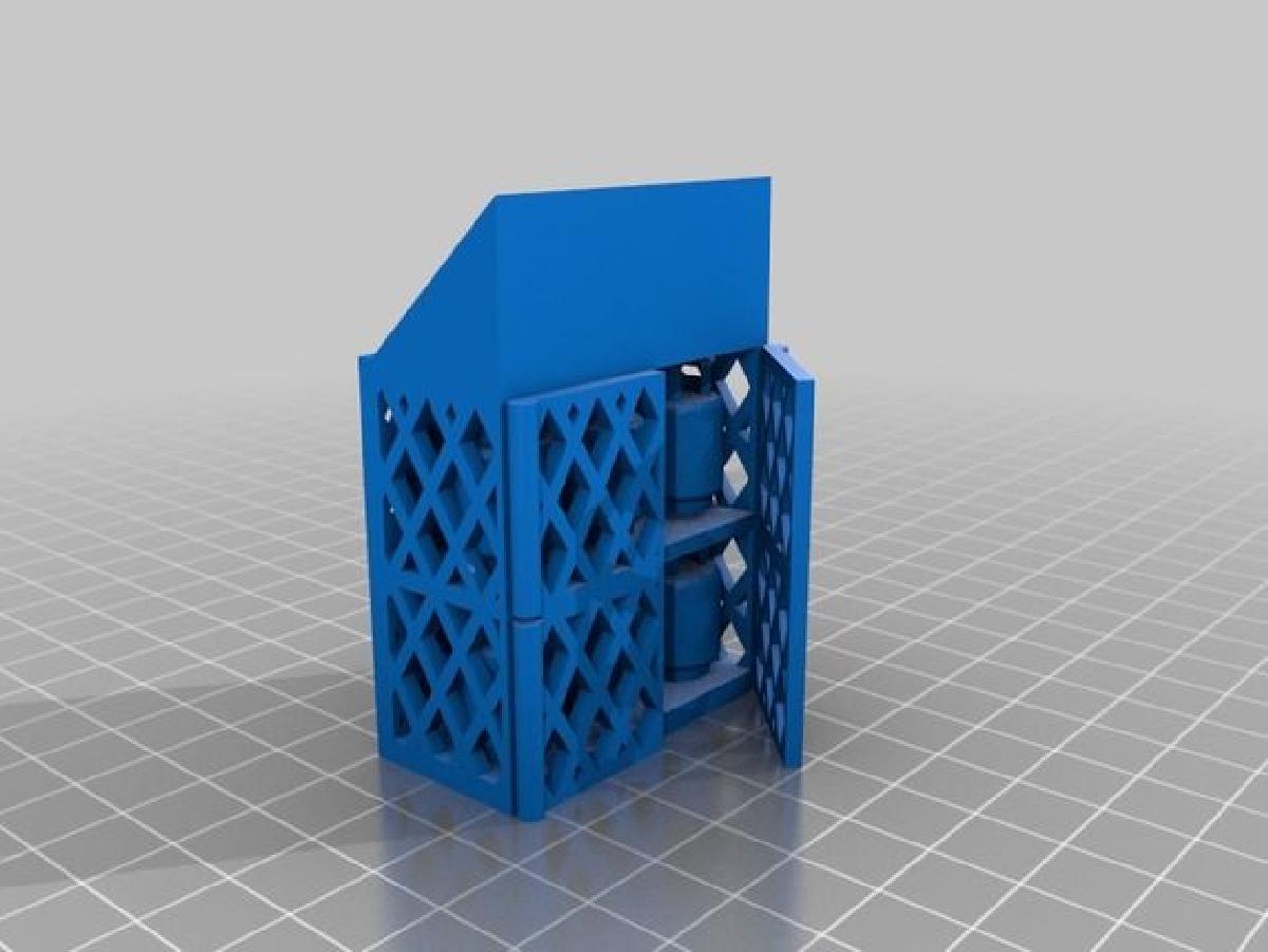 Gaiola para tanque de propano de 28mm