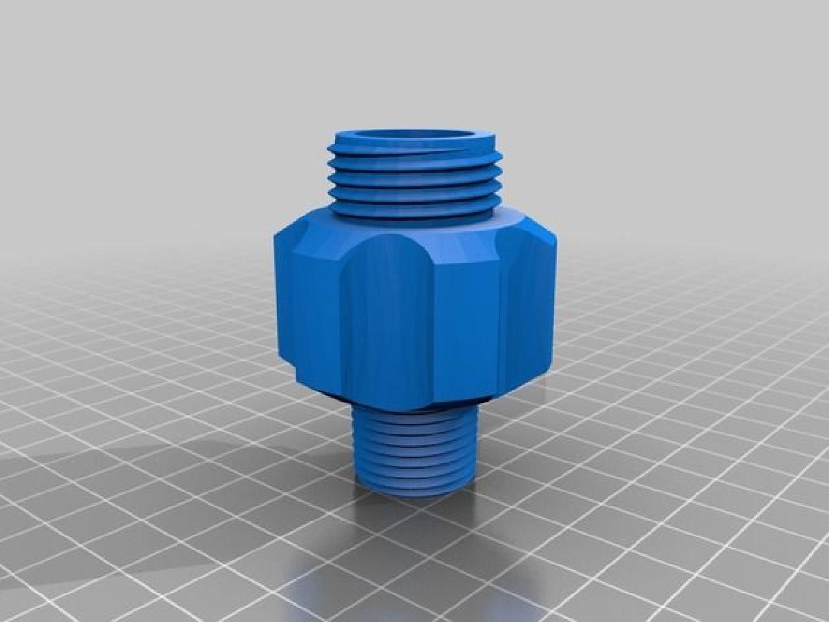 Adaptador de 1/2 NPT (rosca de tubo) para mangueira de jardim