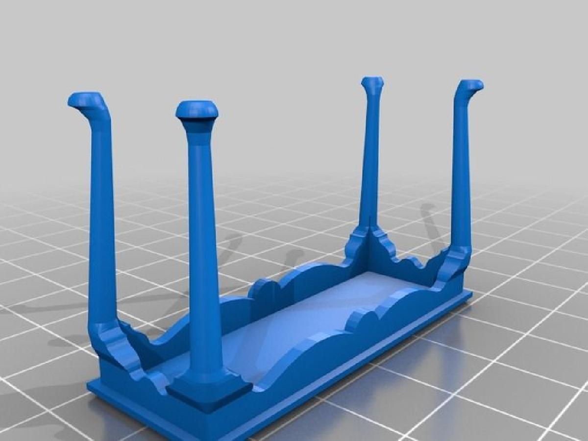 Mesas de Sofa Queen Anne em Miniatura