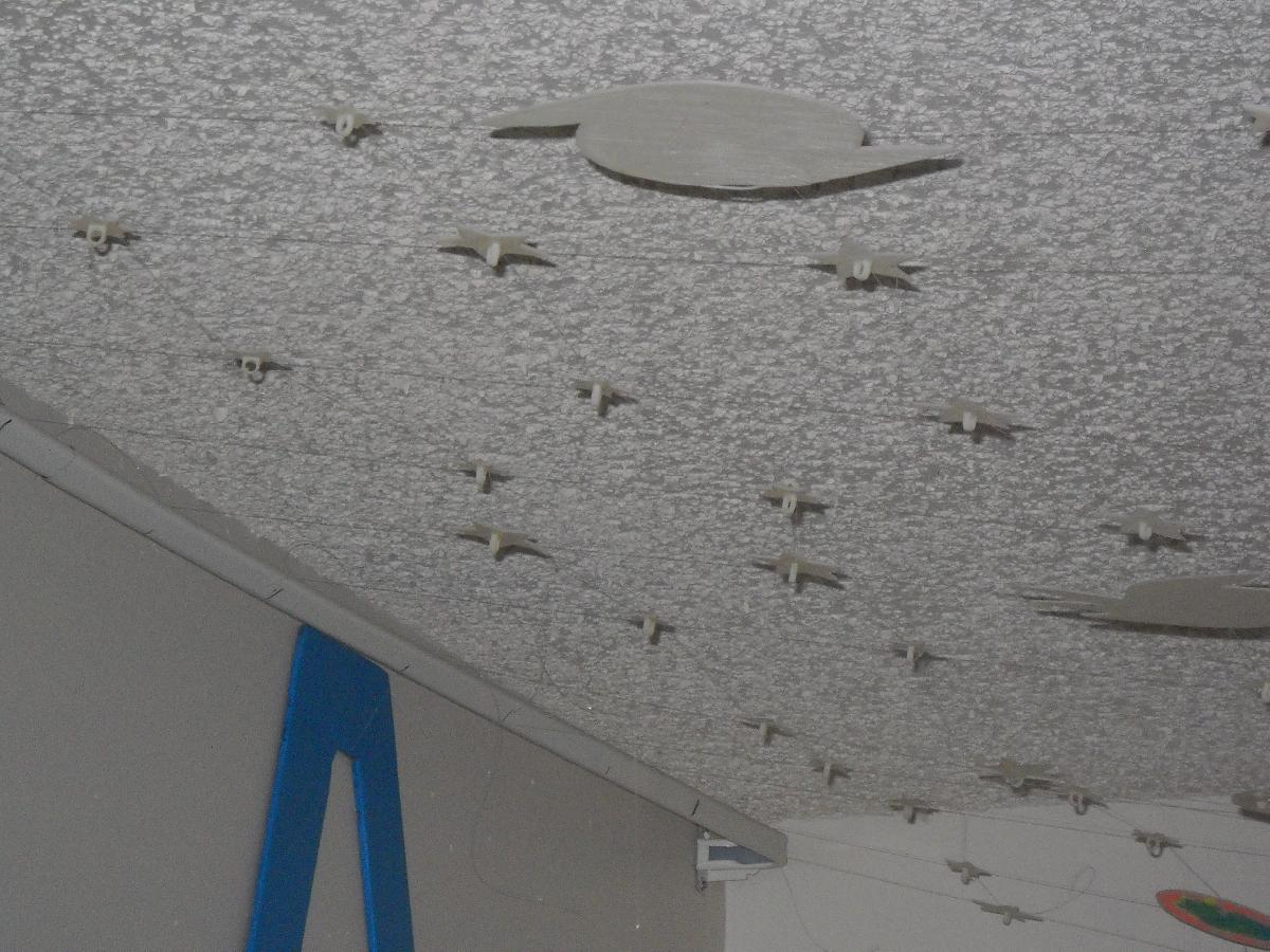 estrelas e avarentos para pendurar no teto