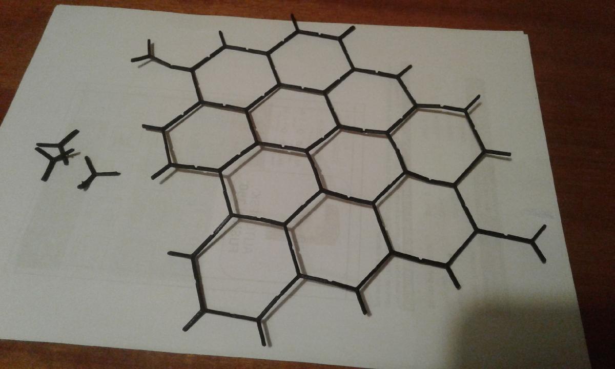 Espacadores de azulejos hexagonais 40 pcs