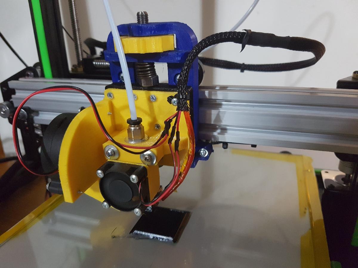 Ajustador de Altura de Micrometro para Hotend para Extrusao 20/20 e 20/40