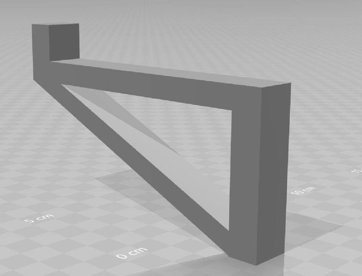 suporte de prateleira 2 x 4