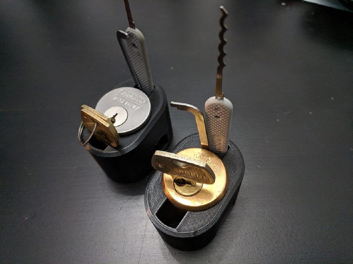 Suporte de Cilindro Mortise   Locksport