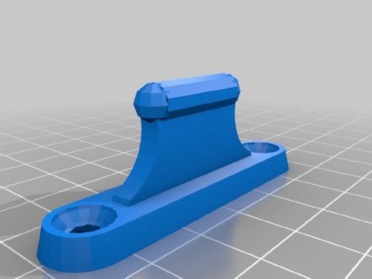 Substituicao do fecho da porta de casa movel