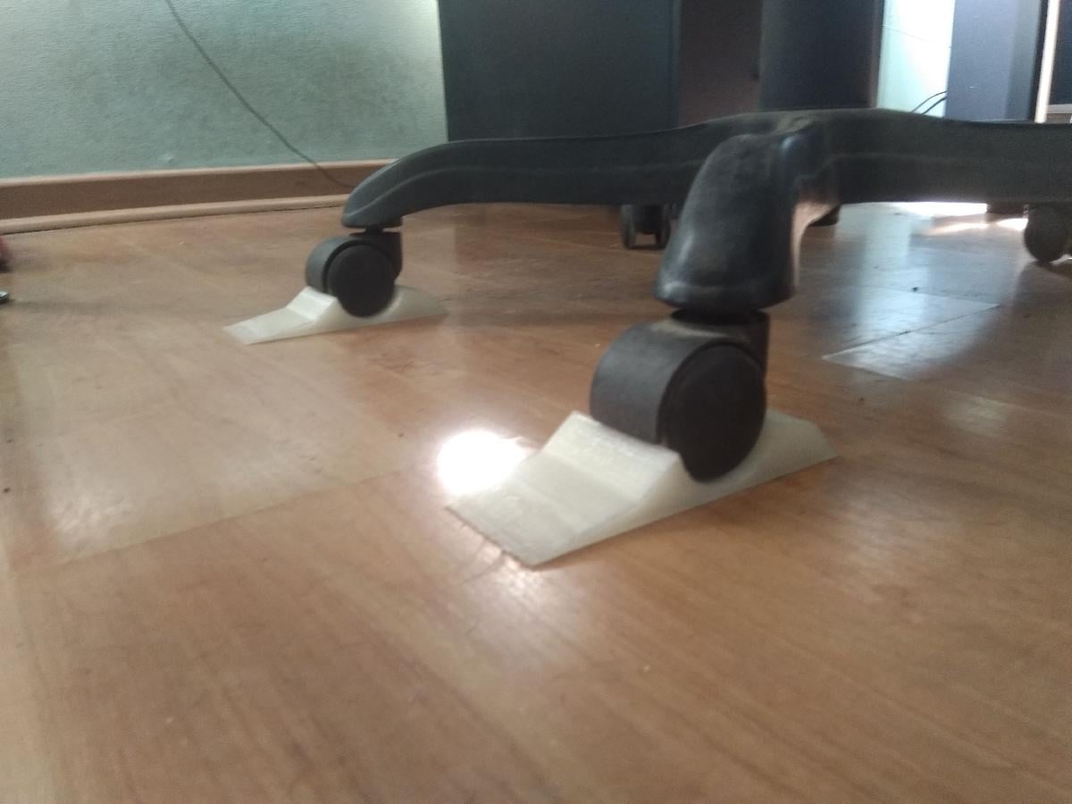 Parada de cadeira de escritorio