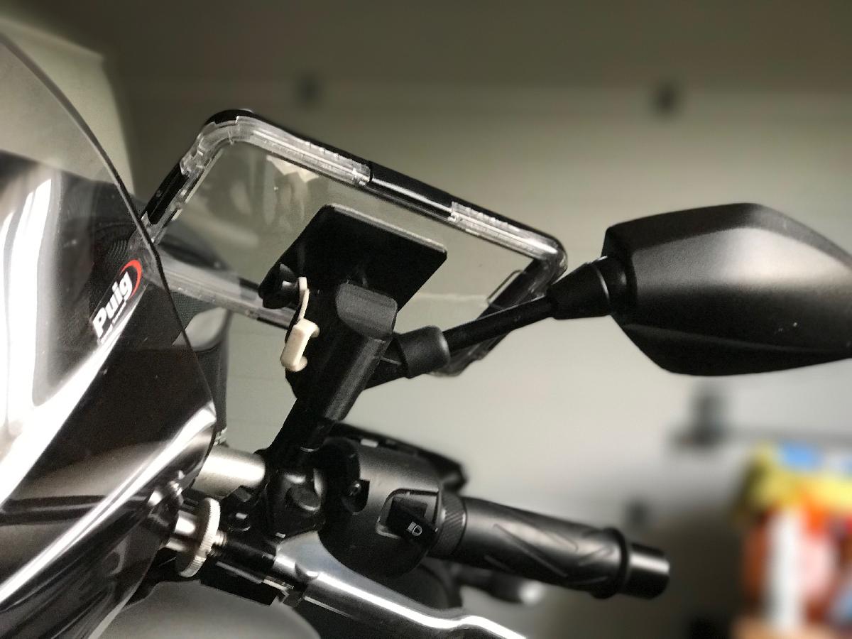 Suporte de espelho GoPro Yamaha MT 09 (Esquerdo)