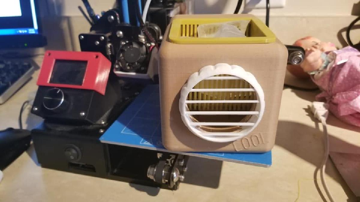 Ar Condicionado de Mesa Movido a Gelo