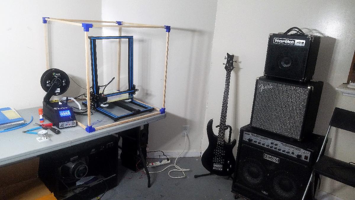 Suporte de Canto para Enclosure de Impressora 3D