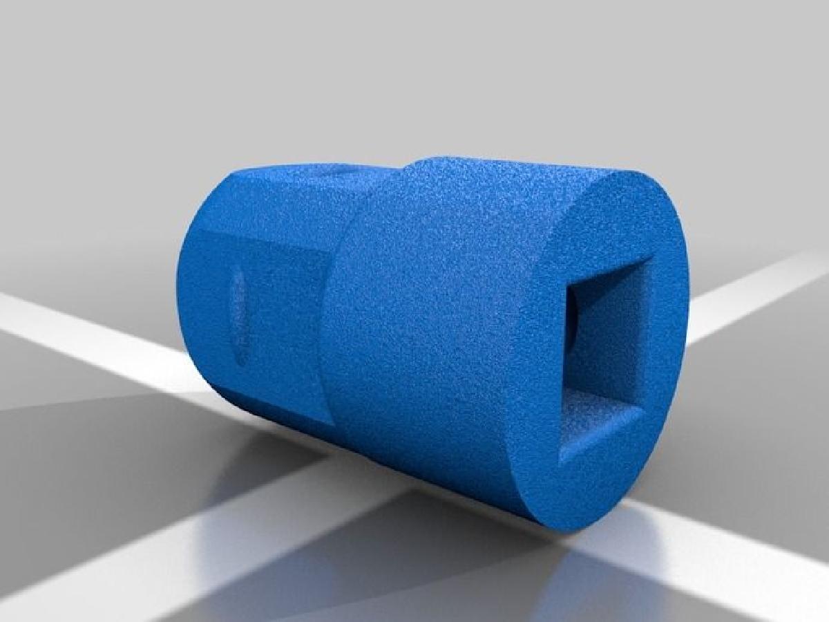 Adaptador de soquete de 1/4 quadrado para 1/2
