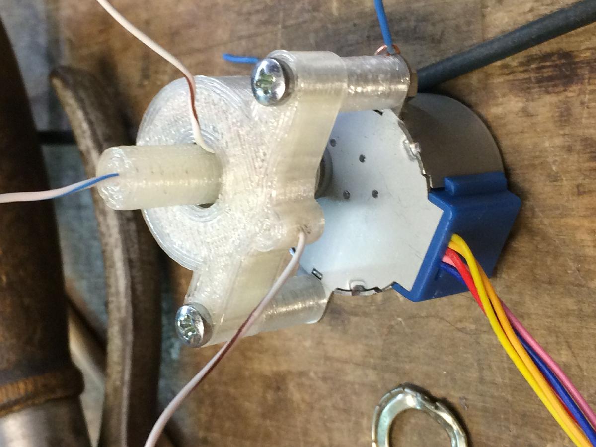 Anel deslizante com rolamento 608 para motor de passo 28BYJ 48