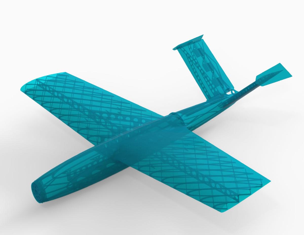Aviao impresso em 3D Sparrow