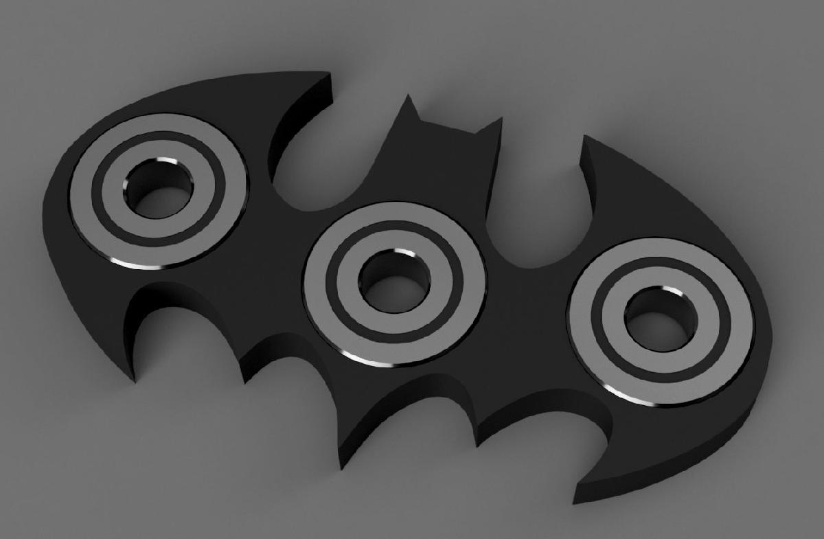 Spinner do Logo do Batman (Brinquedo Anti estresse)