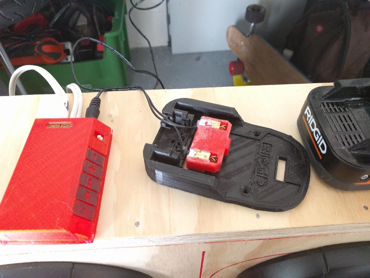 Conector de Bateria Ridgid 18v