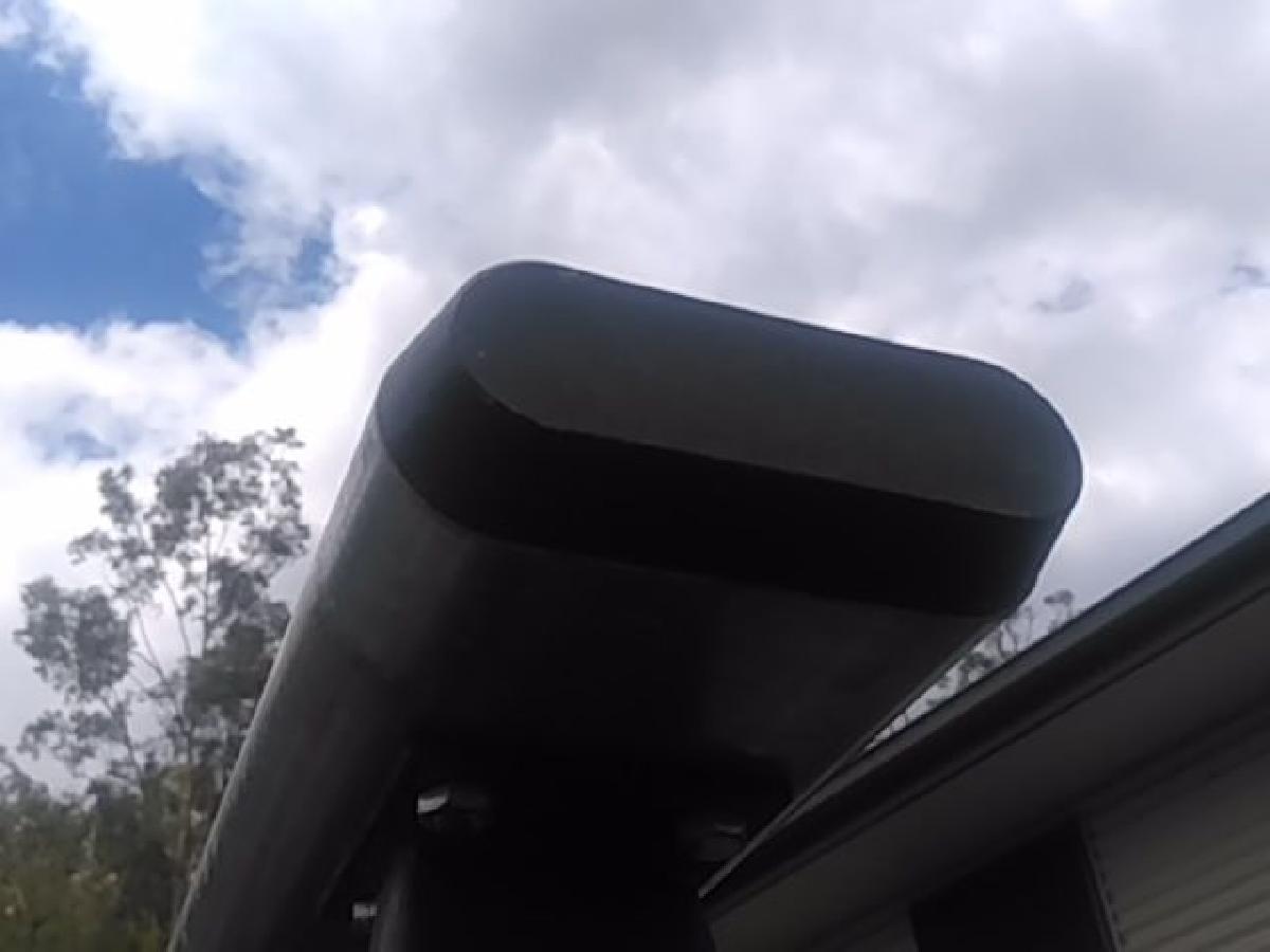 Tampa de extremidade de trilho oval