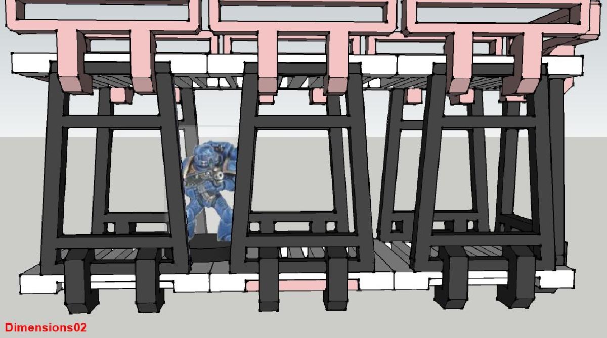 terreno de galpao industrial para jogos de tabuleiro de 28mm