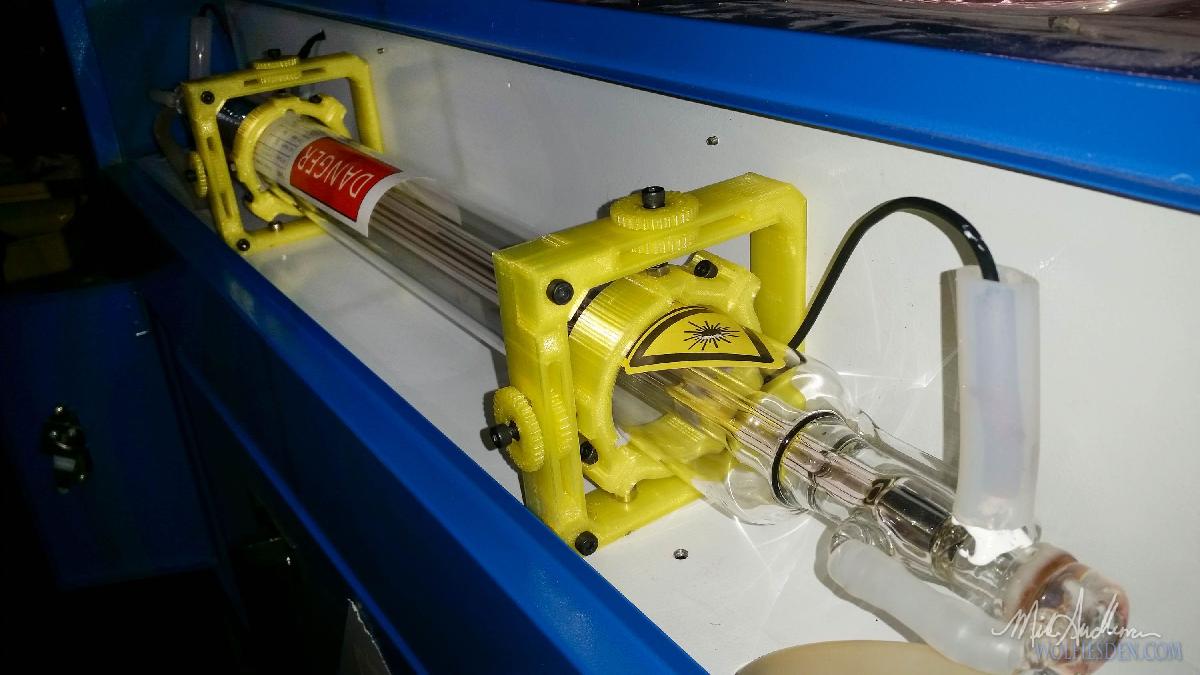 Suporte para tubo de maquina CNC de gravador/cortador a laser CO2