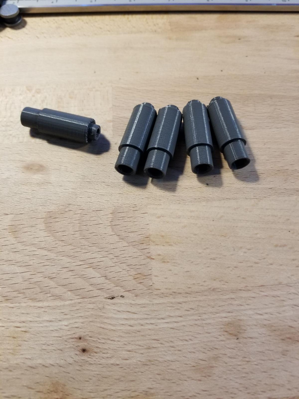silenciador de escapamento de 4 polegadas para carro RC 1/10