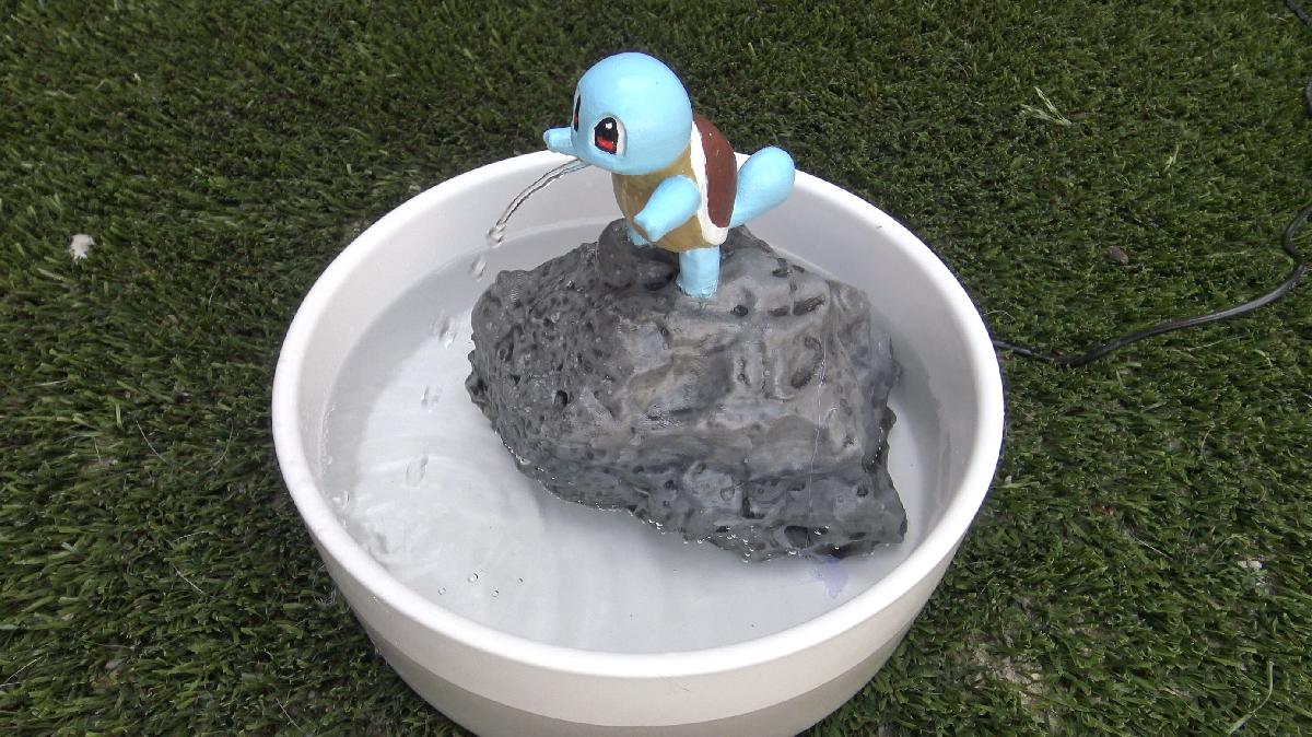 Fonte de Agua Pokemon (Squirtle)