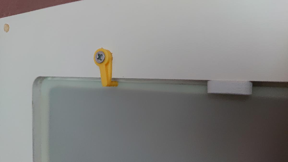 Suporte de vidro para moveis