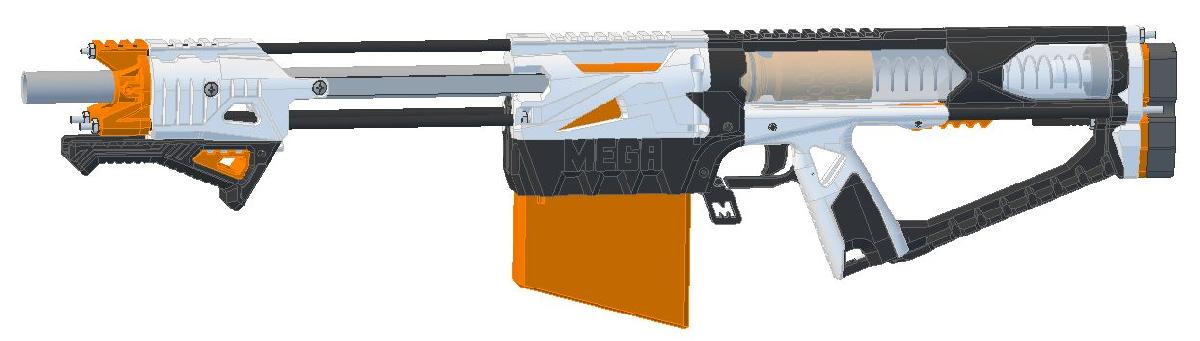 Nerf Caliburn   MEGA