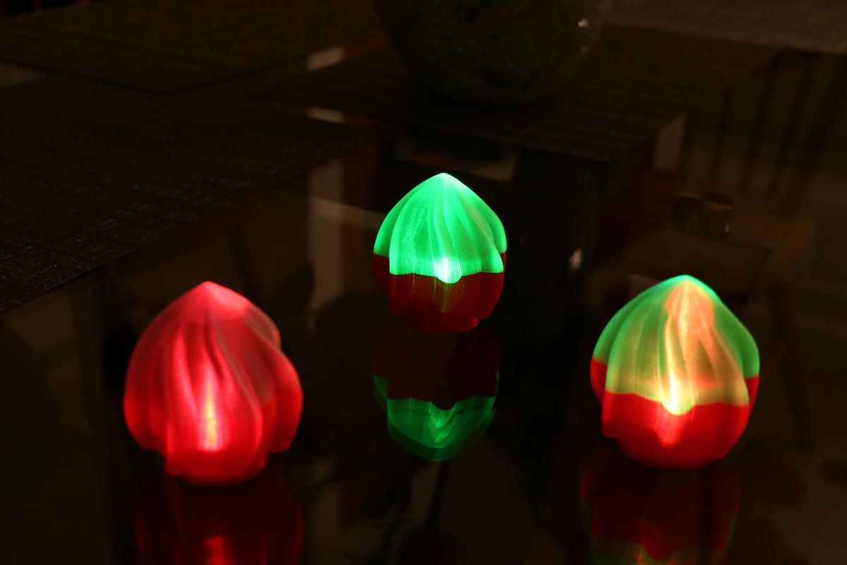 Cabeca de vela LED de Natal