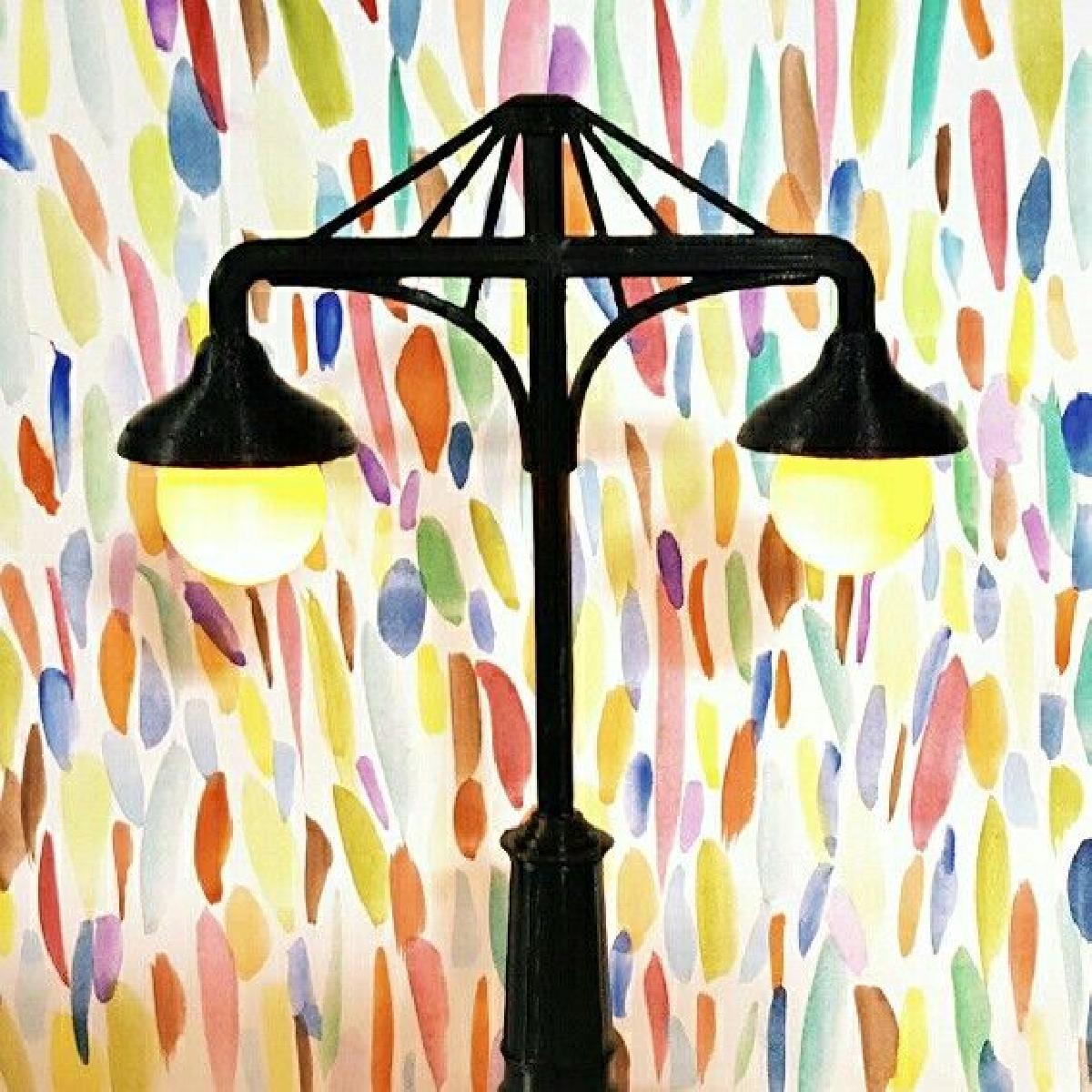 Luminaria de Rua Antiga (Serie de Lampadas de 1 3)