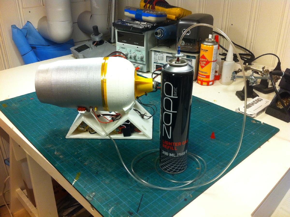 Motor a jato, Turbina a gas