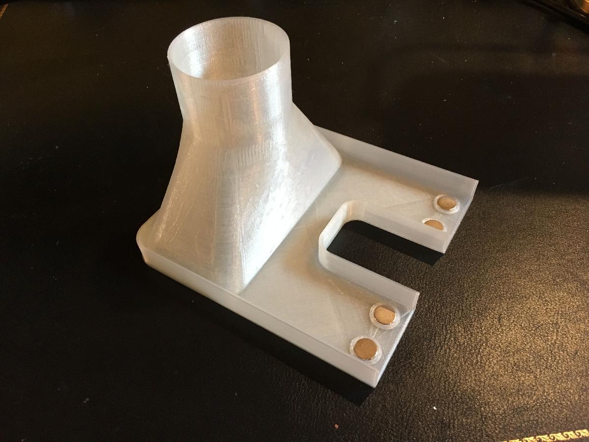 Capo de poeira a vacuo para mini torno