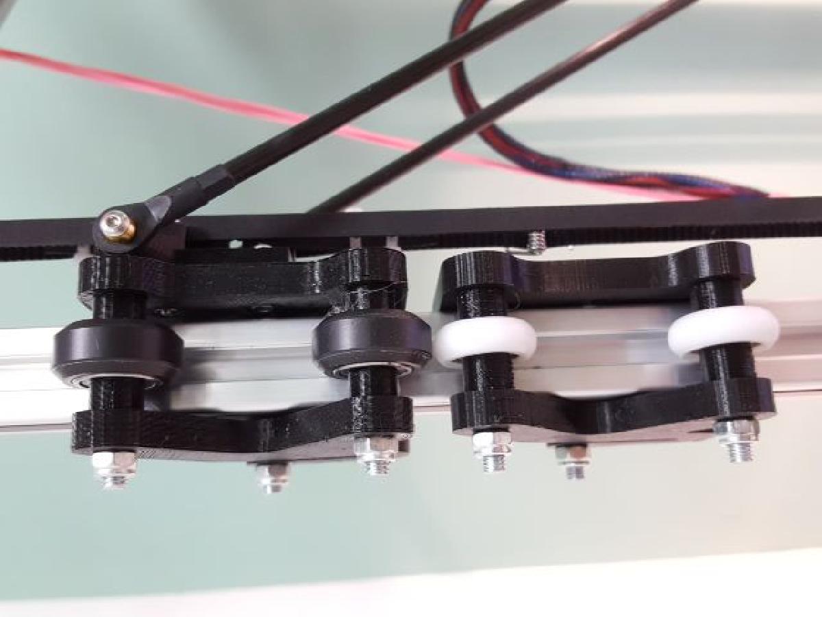Deslizadores/Carro para Delta Kossel 2020 Rodas Originais e Rodas da Openbuilds Part Store V