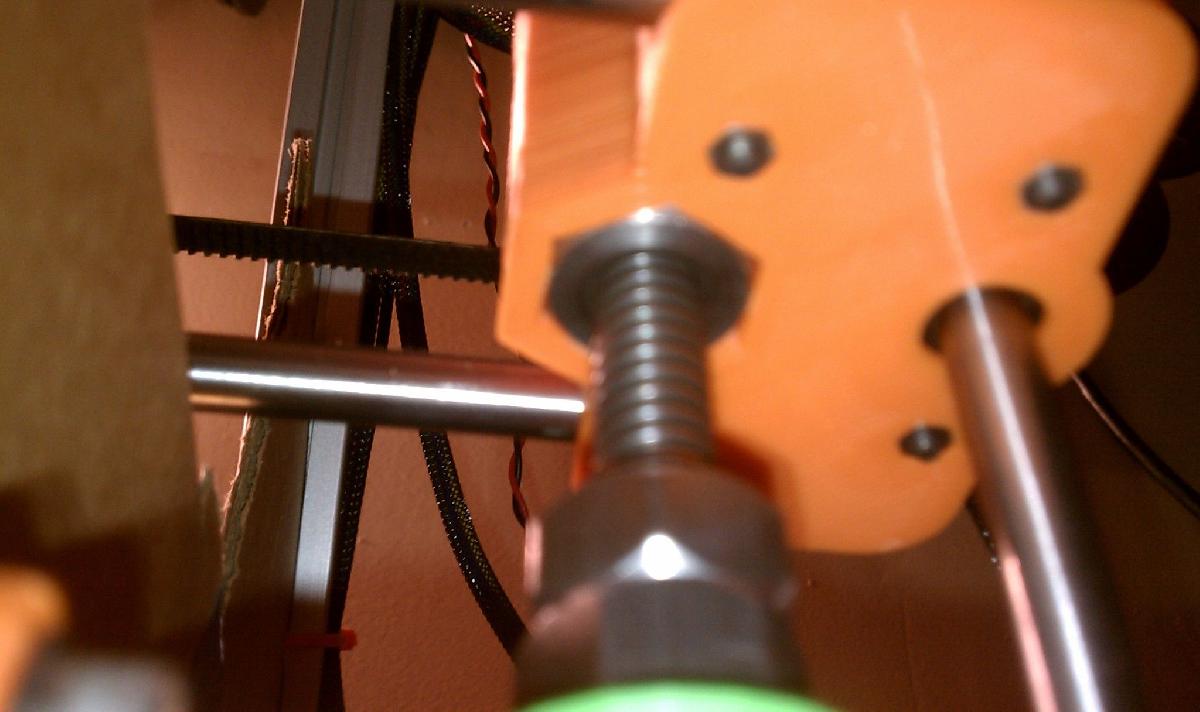 Extremidades em X do tipo clamp para haste Acme de 3/8 polegada e rolamentos LM8UU