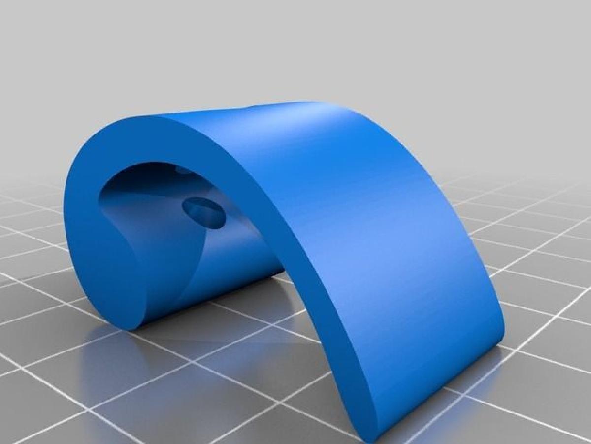 Porta lapis em forma de virgula