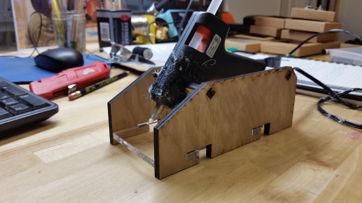 Suporte para pistola de cola quente