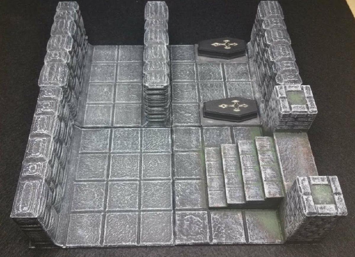 Castelo Ravenloft   Base 4 x 4 Tile