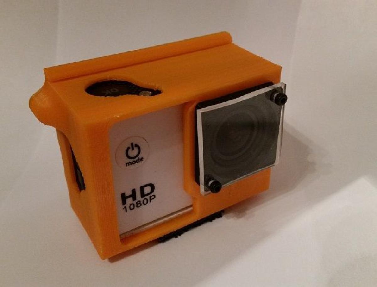 Estojo leve para camera de acao Turnigy