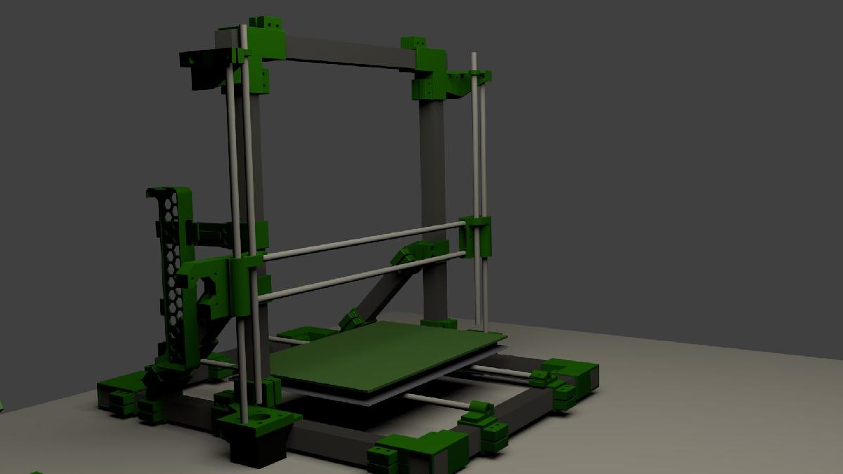 Estrutura da Impressora 3D iM8 Anet A8 Tronxy 802m i3 Prusa